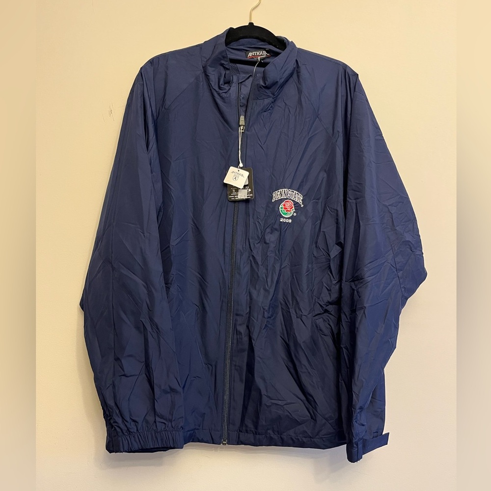 Antigua Penn State Rose Bowl Blue Windbreaker Jacket